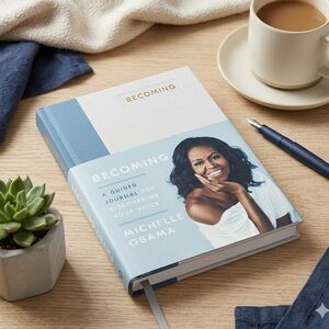 Becoming Journal by Michelle Obama NWT New Guided Writing Notebook